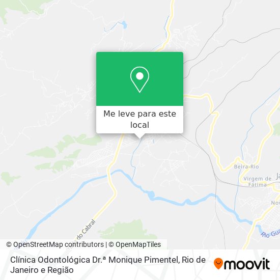 Clínica Odontológica Dr.ª Monique Pimentel mapa
