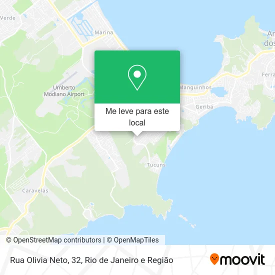 Rua Olivia Neto, 32 mapa