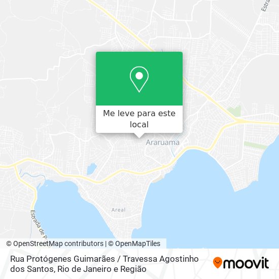 Rua Protógenes Guimarães / Travessa Agostinho dos Santos mapa