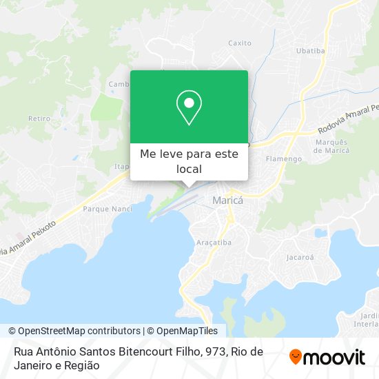 Rua Antônio Santos Bitencourt Filho, 973 mapa