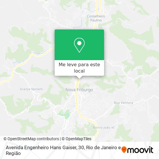 Avenida Engenheiro Hans Gaiser, 30 mapa