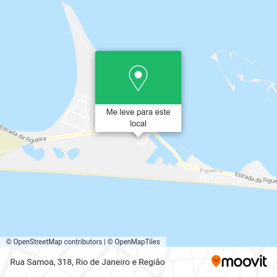 Rua Samoa, 318 mapa