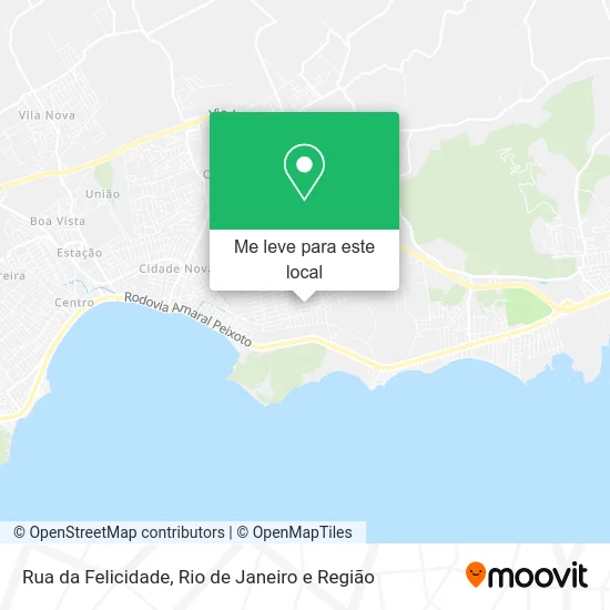 Rua da Felicidade mapa