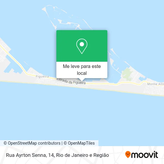 Rua Ayrton Senna, 14 mapa