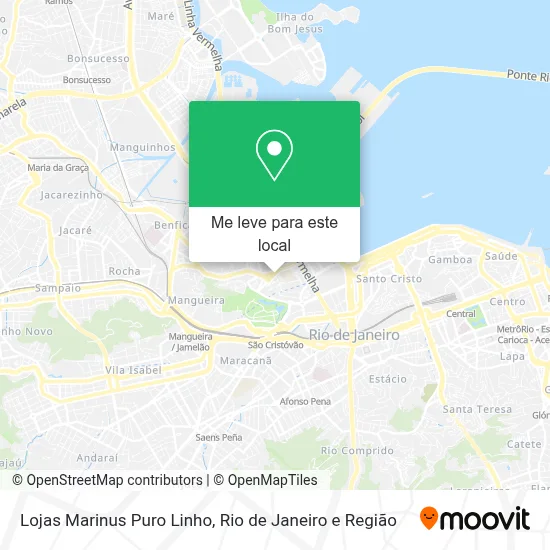 Lojas Marinus Puro Linho mapa