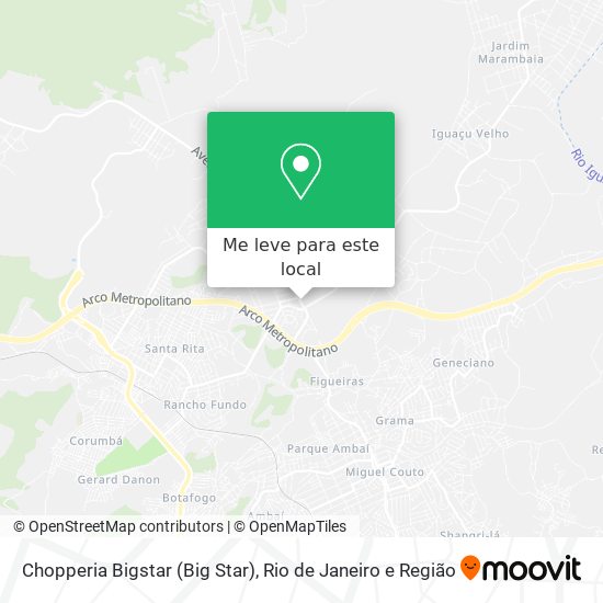 Chopperia Bigstar (Big Star) mapa