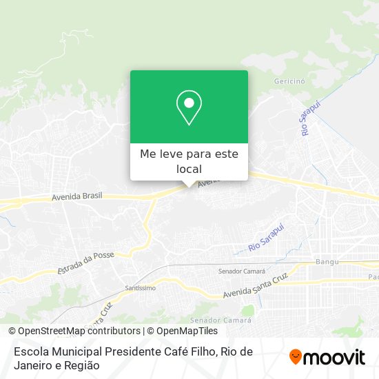 Escola Municipal Presidente Café Filho mapa