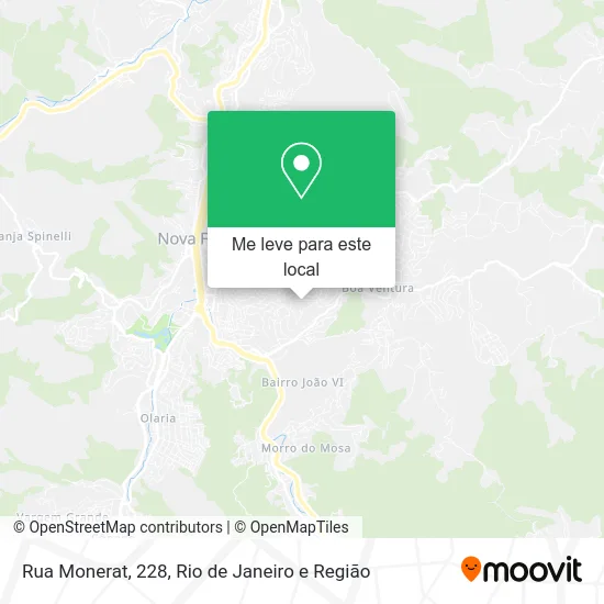 Rua Monerat, 228 mapa