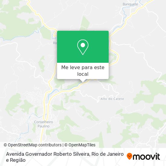 Avenida Governador Roberto Silveira mapa