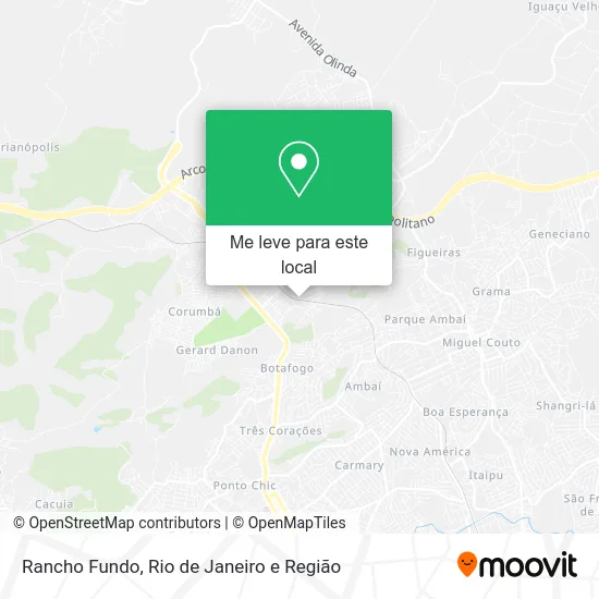 Rancho Fundo mapa