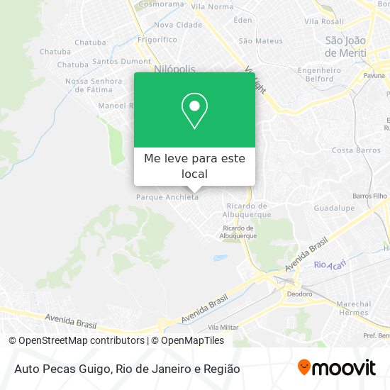 Auto Pecas Guigo mapa