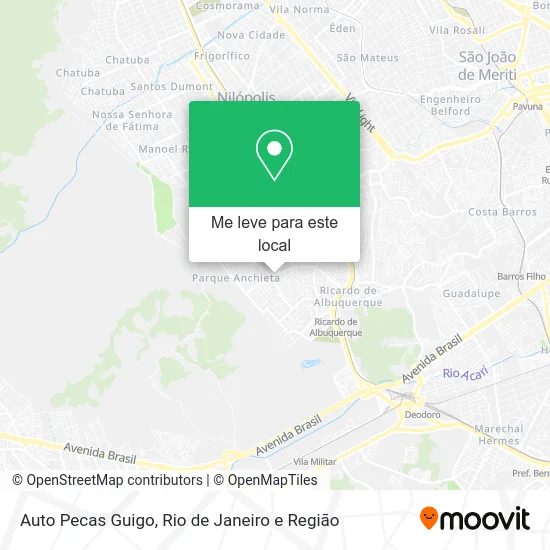Auto Pecas Guigo mapa