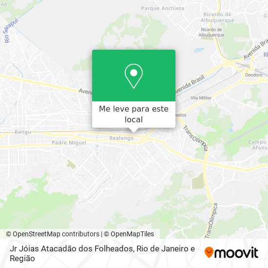 Jr Jóias Atacadão dos Folheados mapa