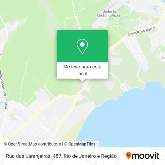 Rua das Laranjeiras, 457 mapa