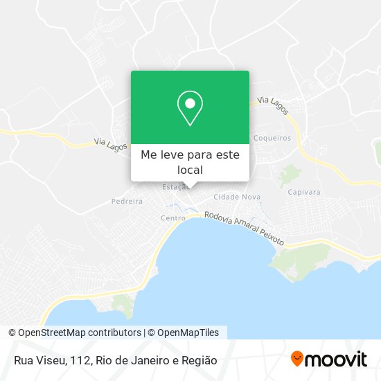 Rua Viseu, 112 mapa