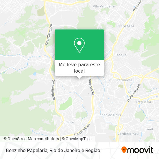 Benzinho Papelaria mapa