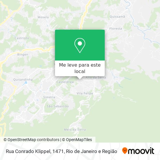 Rua Conrado Klippel, 1471 mapa