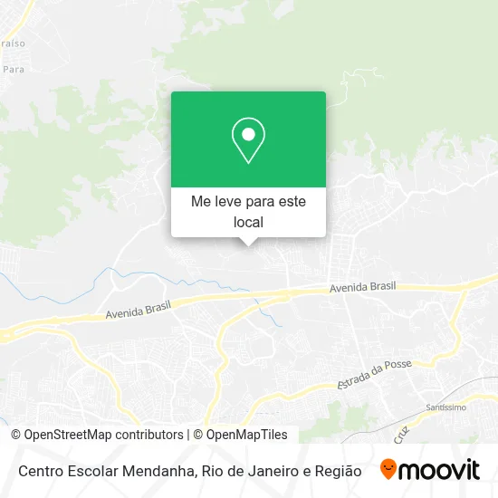 Centro Escolar Mendanha mapa