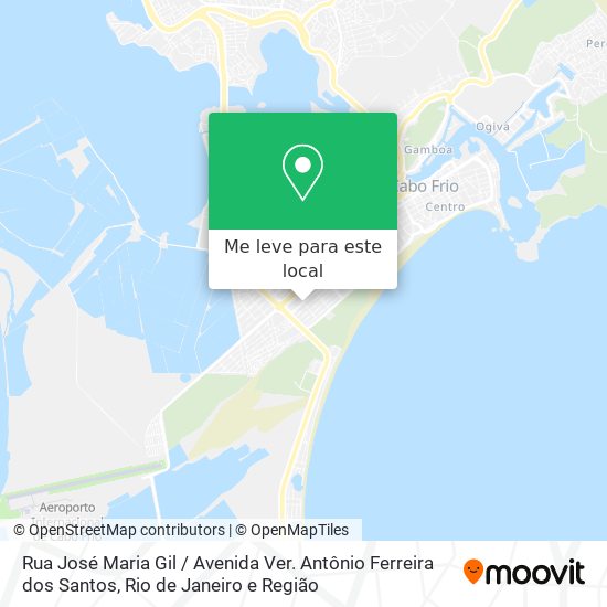 Rua José Maria Gil / Avenida Ver. Antônio Ferreira dos Santos mapa