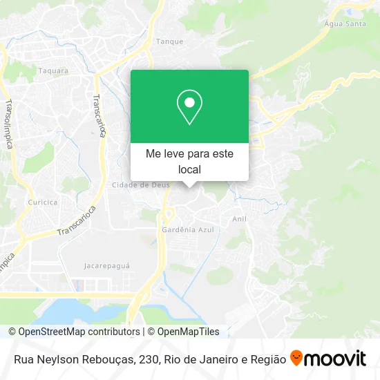 Rua Neylson Rebouças, 230 mapa