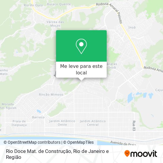 Rio Doce Mat. de Construção mapa