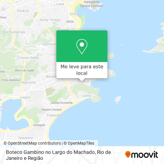 Boteco Gambino no Largo do Machado mapa