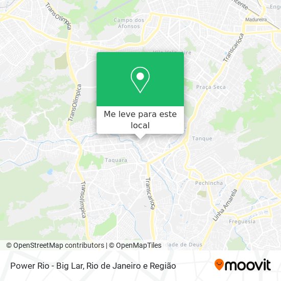 Power Rio - Big Lar mapa