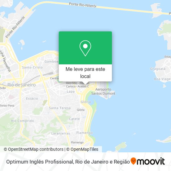 Optimum Inglês Profissional mapa