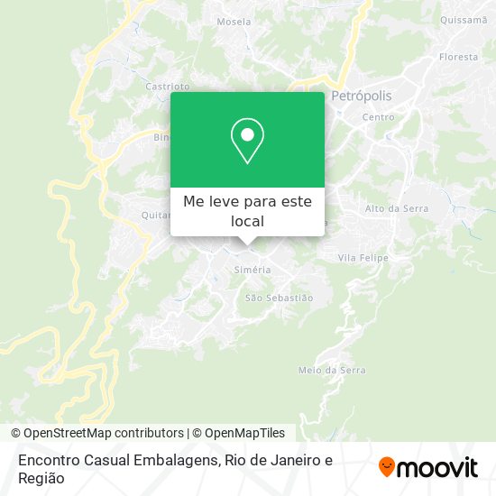 Encontro Casual Embalagens mapa