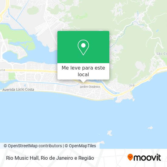 Rio Music Hall mapa