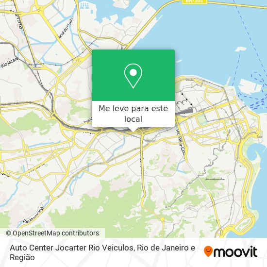 Auto Center Jocarter Rio Veiculos mapa