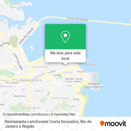 Restaurante Lanchonete Costa Dourados mapa