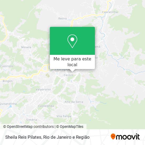 Sheila Reis Pilates mapa