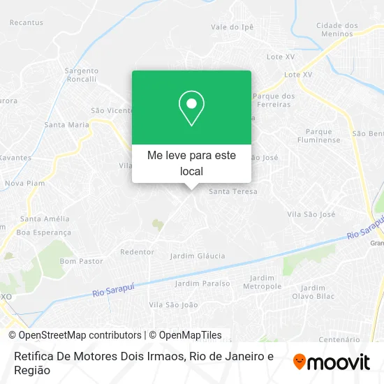 Retifica De Motores Dois Irmaos mapa