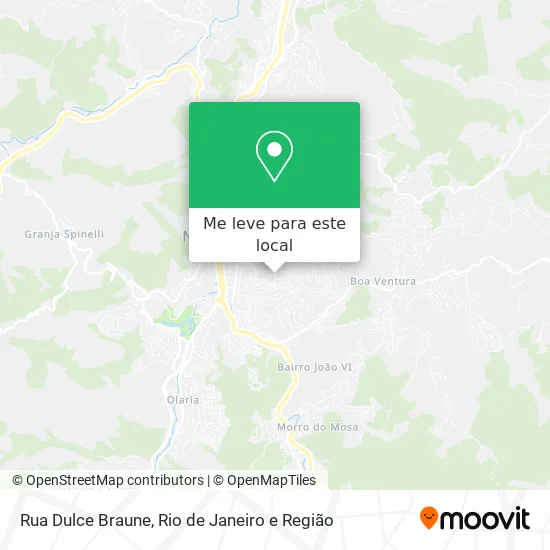 Rua Dulce Braune mapa