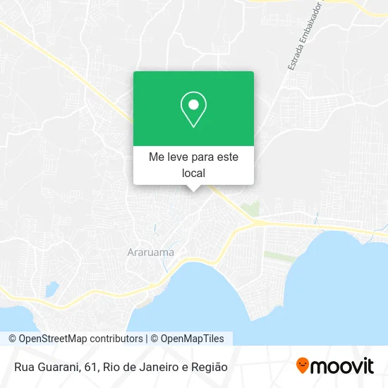 Rua Guarani, 61 mapa