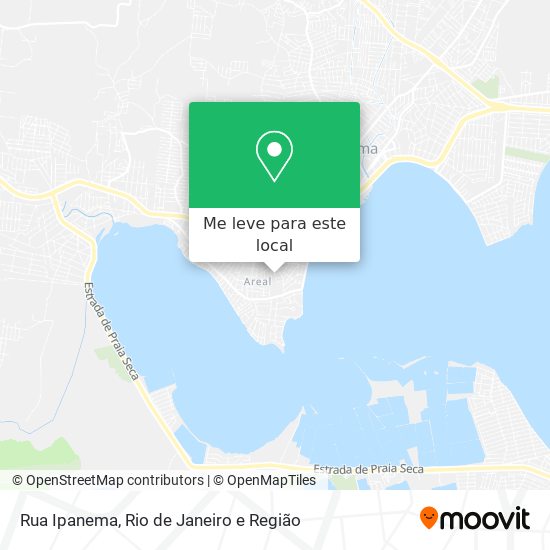 Rua Ipanema mapa