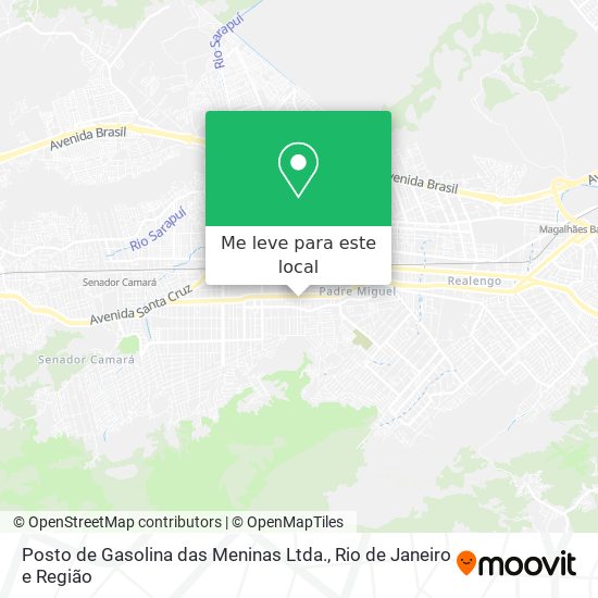 Posto de Gasolina das Meninas Ltda. mapa