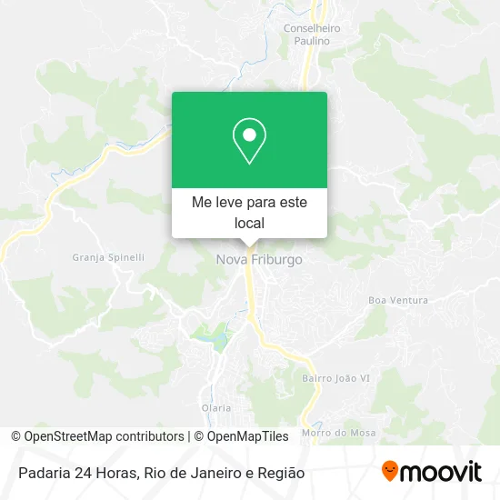 Padaria 24 Horas mapa