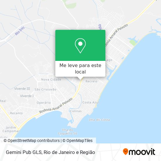 Gemini Pub GLS mapa