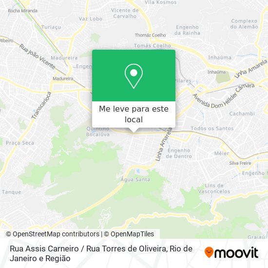 Rua Assis Carneiro / Rua Torres de Oliveira mapa