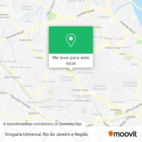 Drogaria Universal mapa