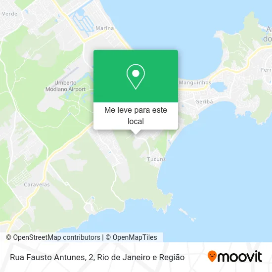 Rua Fausto Antunes, 2 mapa