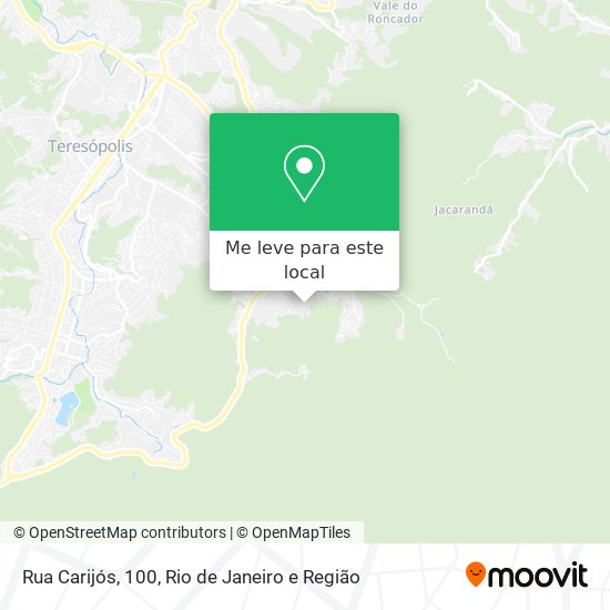 Rua Carijós, 100 mapa