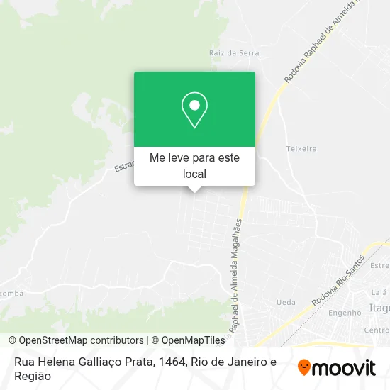 Rua Helena Galliaço Prata, 1464 mapa