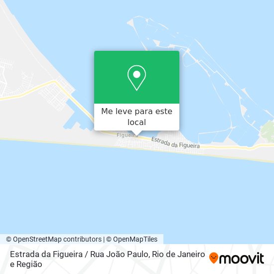 Estrada da Figueira / Rua João Paulo mapa