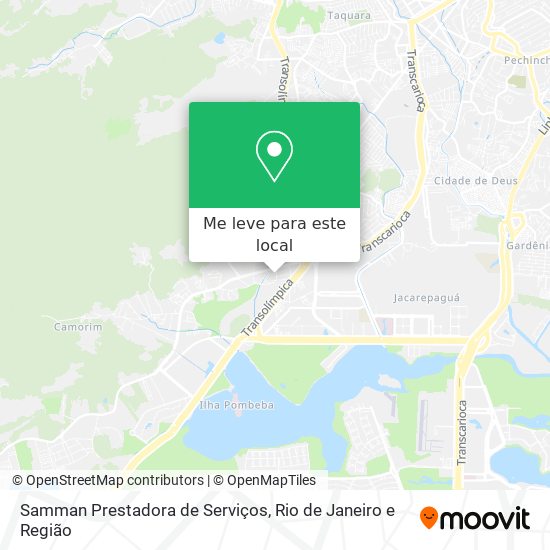 Samman Prestadora de Serviços mapa