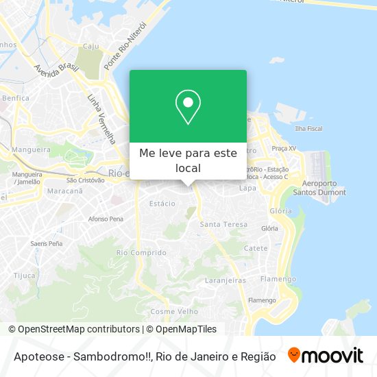 Apoteose - Sambodromo!! mapa