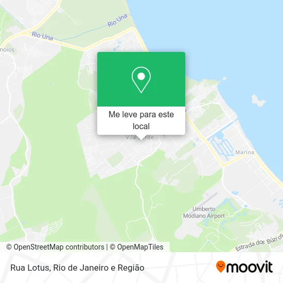 Rua Lotus mapa