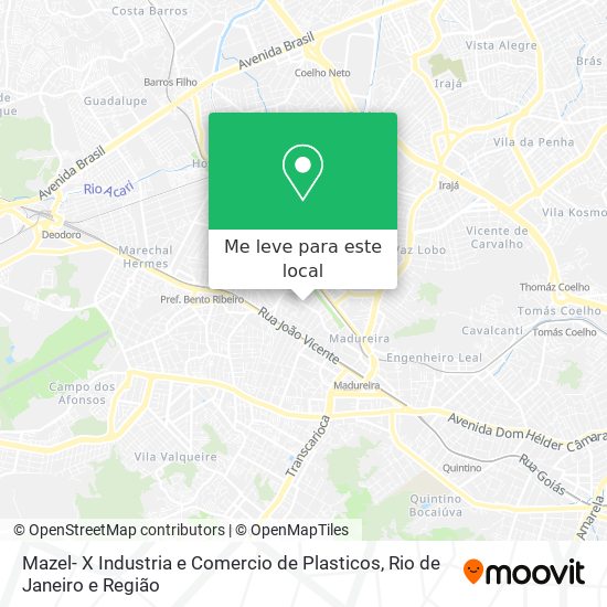 Mazel- X Industria e Comercio de Plasticos mapa